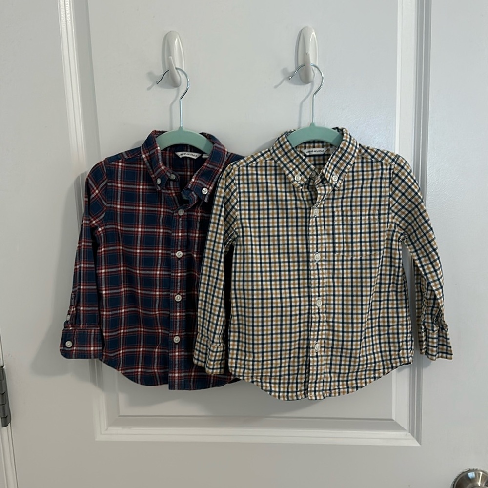 Janie & Jack 2T Button down bundle 100% Cotton